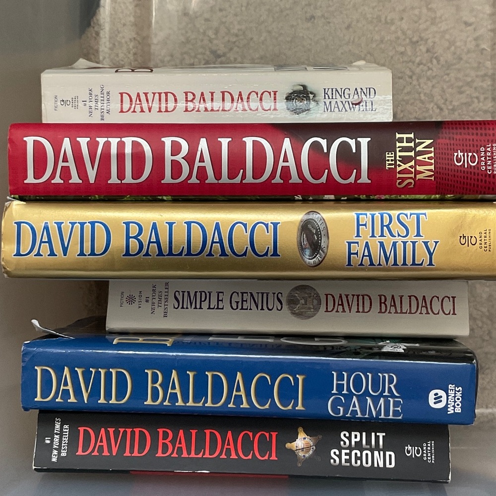 David Baldacci Hardcover Book Set. Sean King & Michelle Maxwell series. 6 books